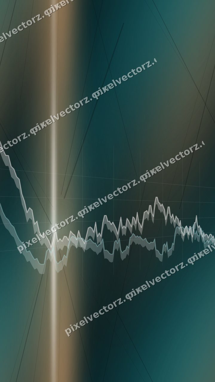 Nahtloser Neon Diagramm Hintergrund in Petrol und Orange