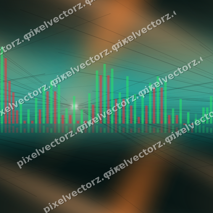 Nahtloser Neon Diagramm Hintergrund in Orange und Petrol