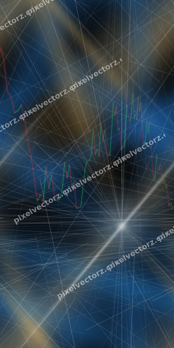 Nahtloser Neon Diagramm Hintergrund in Blau und Rot