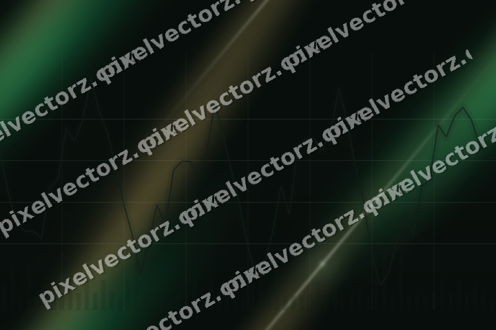 Nahtloser Neon Diagramm Hintergrund in Grün und Bernstein