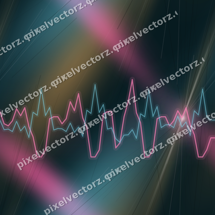 Nahtloser Neon Diagramm Hintergrund in Rosa und Türkis