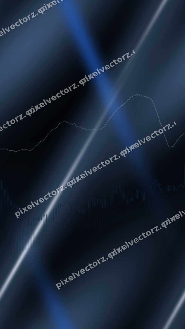 Nahtloser Neon Diagramm Hintergrund in Blau