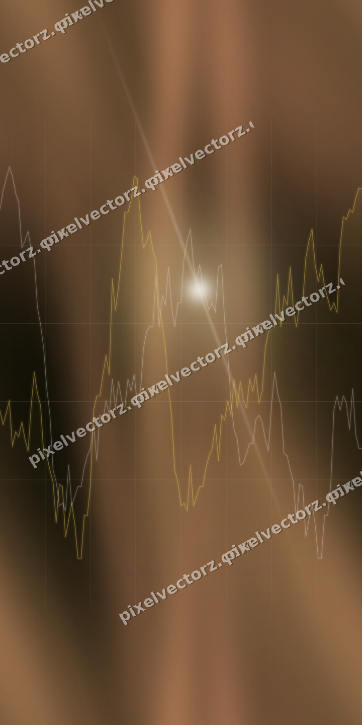 Nahtloser Neon Diagramm Hintergrund in Bernstein und Orange