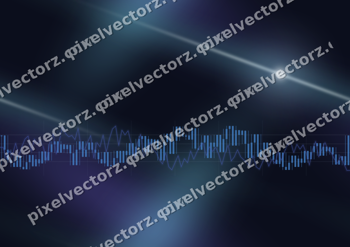 Nahtloser Neon Diagramm Hintergrund in Blau und Türkis