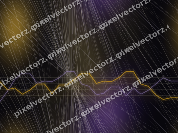 Nahtloser Neon Diagramm Hintergrund in Bernstein und Violett