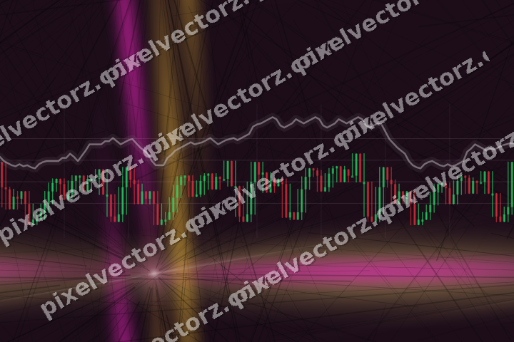 Nahtloser Neon Diagramm Hintergrund in Magenta und Bernstein