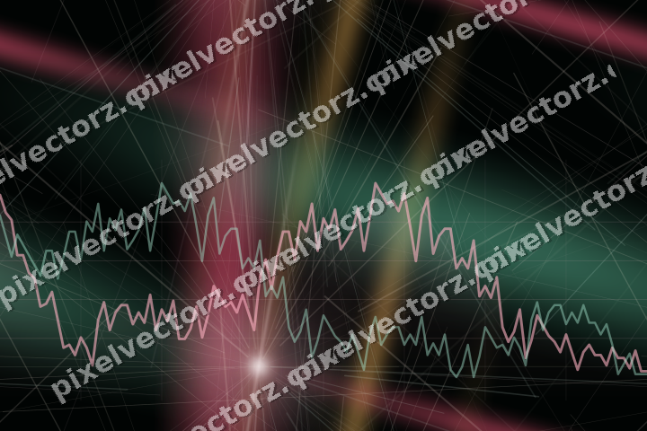 Nahtloser Neon Diagramm Hintergrund in Rosa und Bernstein