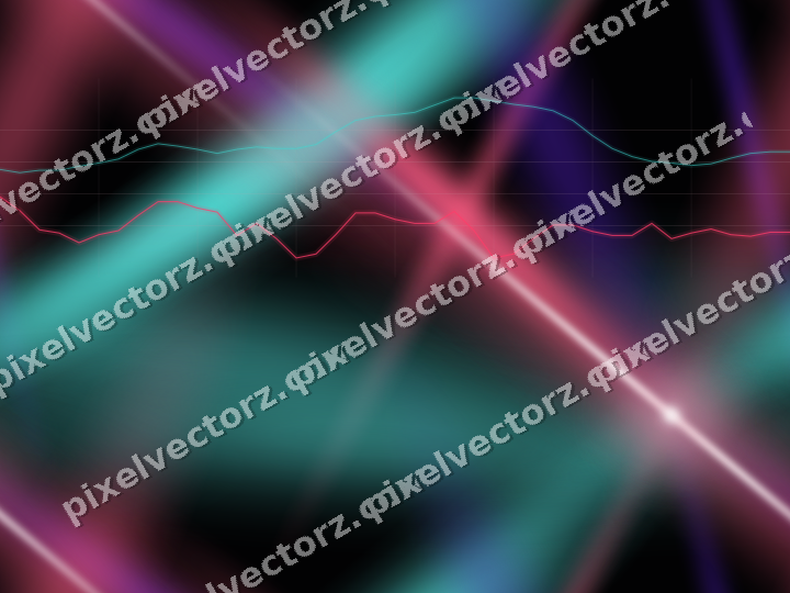 Nahtloser Neon Diagramm Hintergrund in Rosa und Bernstein