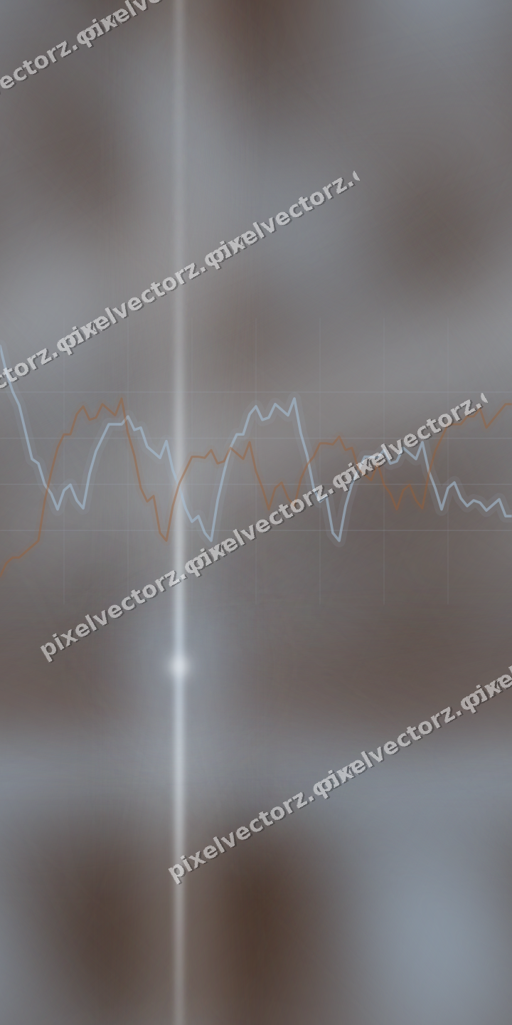 Nahtloser Neon Diagramm Hintergrund in Blau und Orange