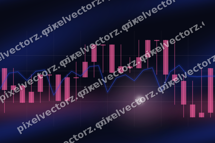 Nahtloser Neon Diagramm Hintergrund in Rosa und Blau
