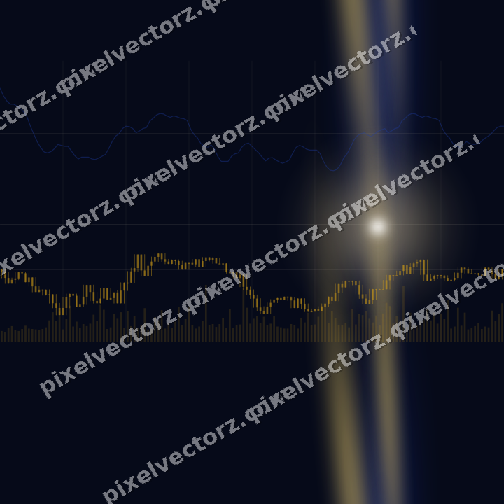 Nahtloser Neon Diagramm Hintergrund in Bernstein und Blau