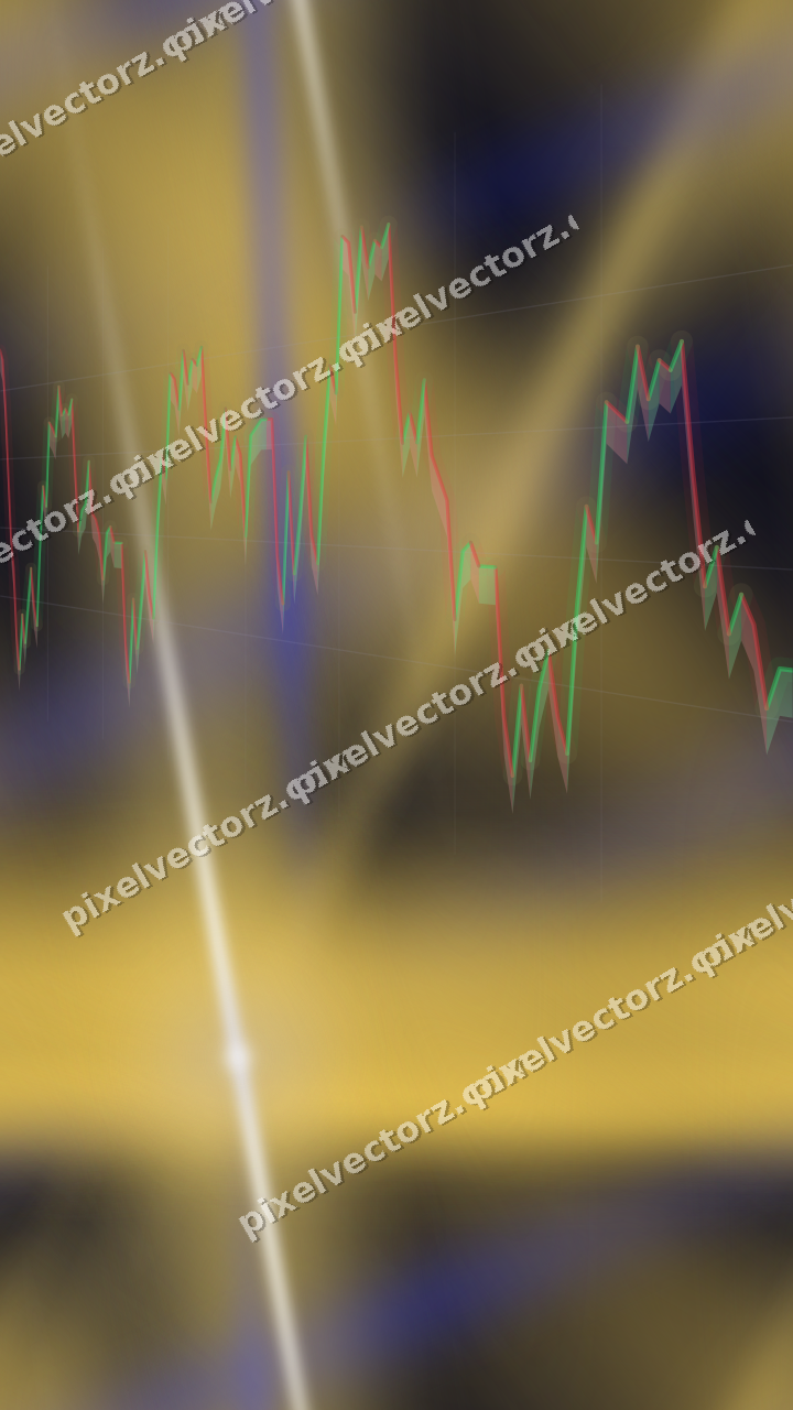 Nahtloser Neon Diagramm Hintergrund in Blau und Bernstein