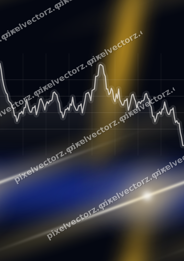 Nahtloser Neon Diagramm Hintergrund in Bernstein und Blau
