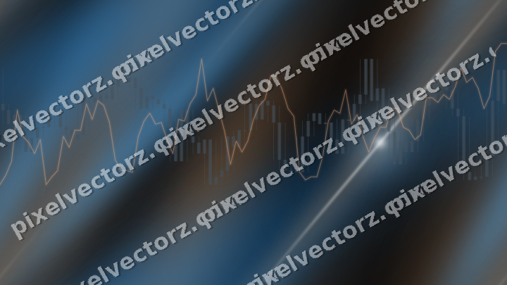 Nahtloser Neon Diagramm Hintergrund in Blau und Orange