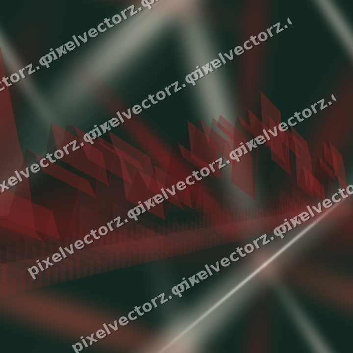 Nahtloser Neon Diagramm Hintergrund in Dunkelrot und Dunkelgrün