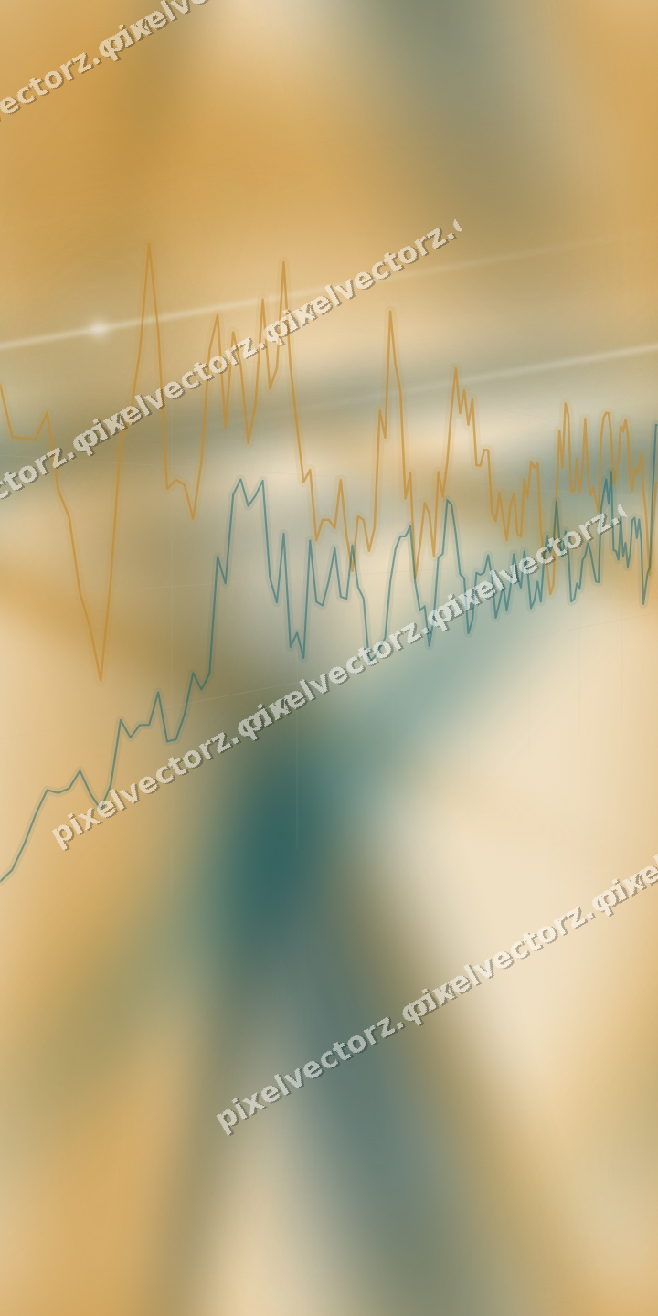 Nahtloser Pastell Diagramm Hintergrund in Bernstein und Dunkelpetrol