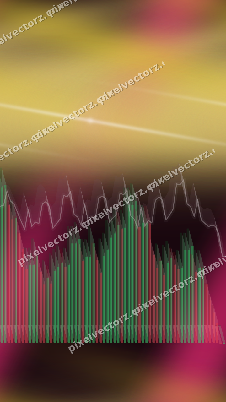 Nahtloser Neon Diagramm Hintergrund in Rosa und Gelb