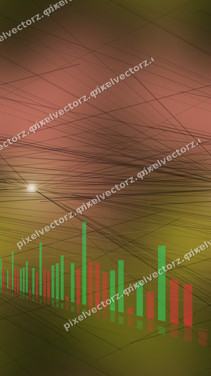 Nahtloser Neon Diagramm Hintergrund in Gelb und Rot