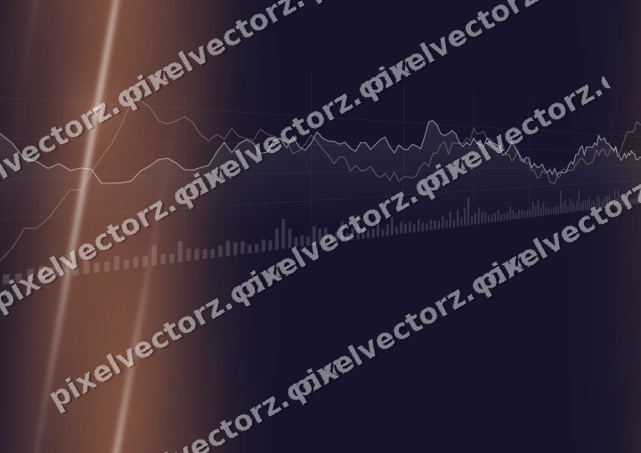Nahtloser Neon Diagramm Hintergrund in Orange und Blau