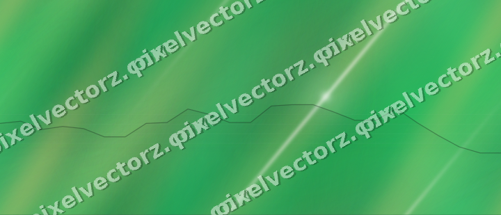 Nahtloser Neon Diagramm Hintergrund in Grün und Bernstein