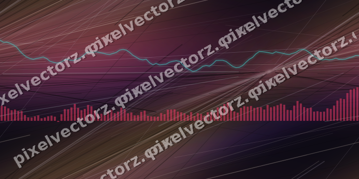 Nahtloser Neon Diagramm Hintergrund in Rosa und Bernstein