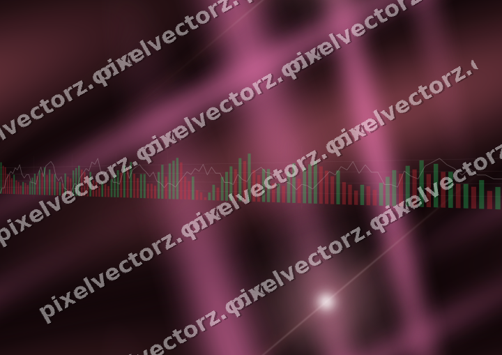 Nahtloser Neon Diagramm Hintergrund in Rosa und Rot