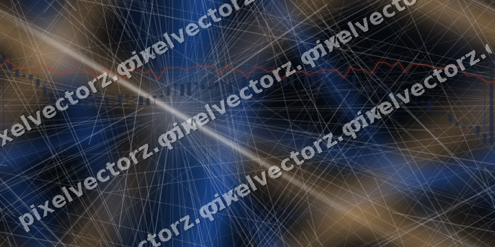 Nahtloser Neon Diagramm Hintergrund in Blau und Rot