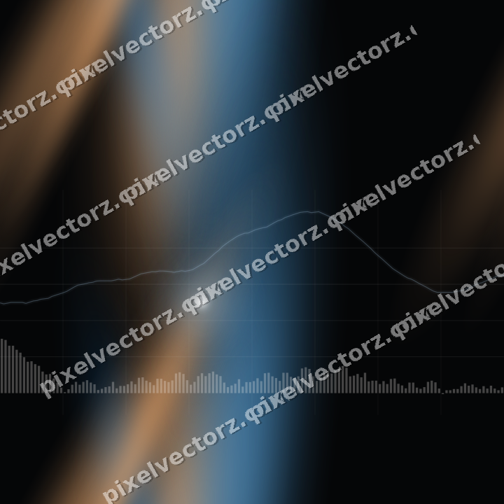 Nahtloser Neon Diagramm Hintergrund in Blau und Orange