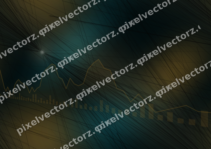Nahtloser Neon Diagramm Hintergrund in Bernstein und Petrol