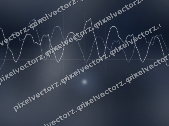 Nahtloser Neon Diagramm Hintergrund in Dunkelblau und Weiß