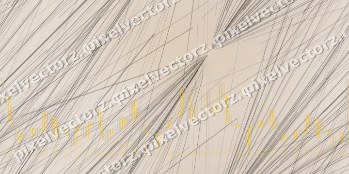 Nahtloser Pastell Diagramm Hintergrund in Bernstein und Blassorange