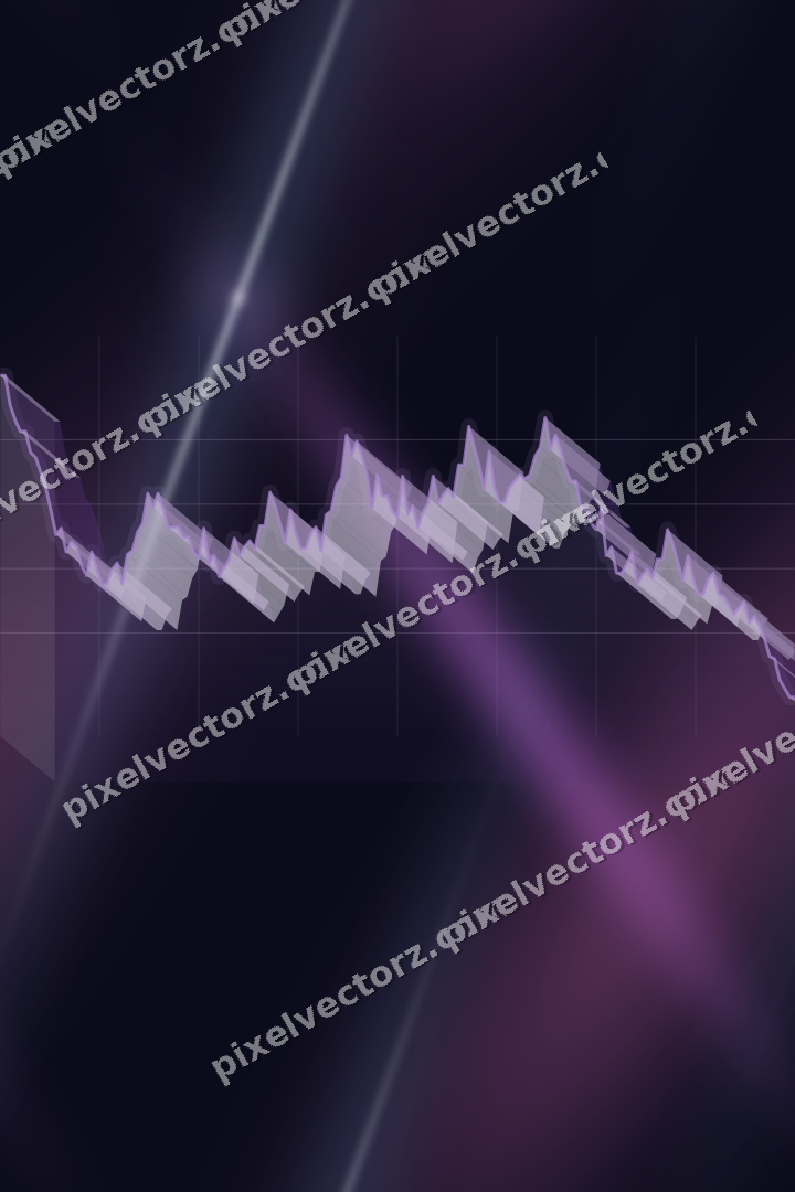 Nahtloser Neon Diagramm Hintergrund in Violett und Blau