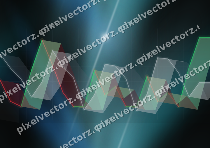 Nahtloser Neon Diagramm Hintergrund in Blau und Petrol