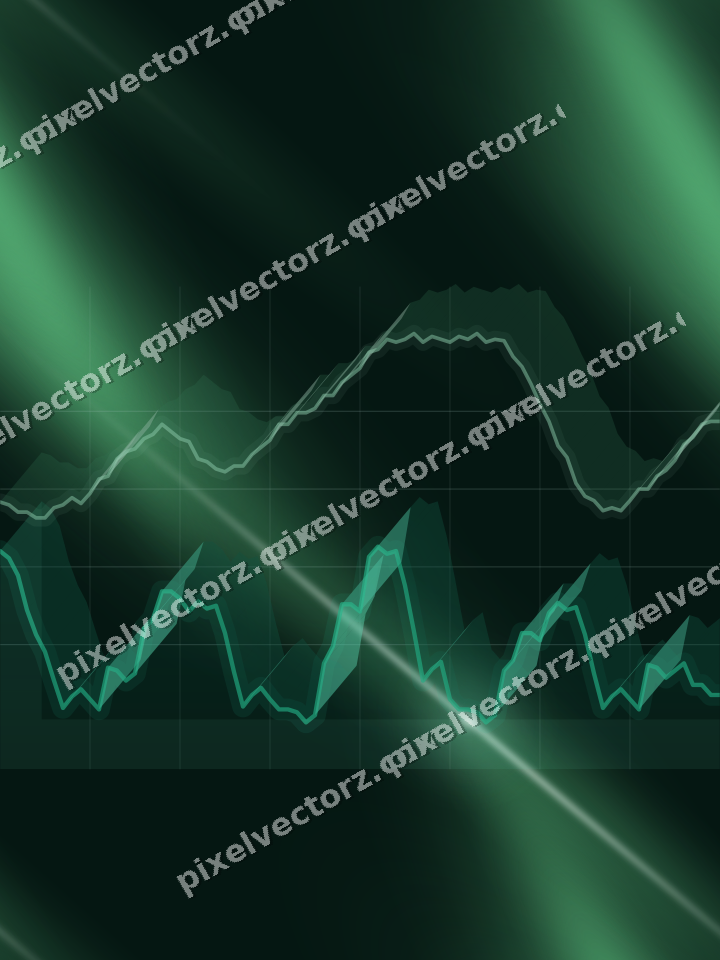 Nahtloser Neon Diagramm Hintergrund in Grün und Petrol