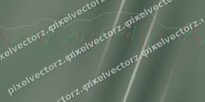 Nahtloser Neon Diagramm Hintergrund in Dunkelgrün und Rot