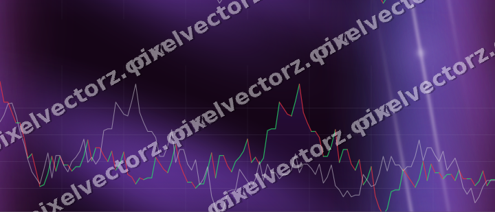 Nahtloser Neon Diagramm Hintergrund in Violett und Blau