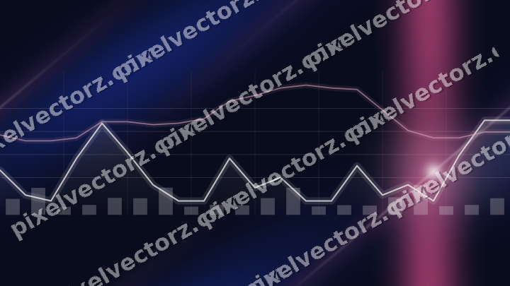 Nahtloser Neon Diagramm Hintergrund in Rosa und Blau