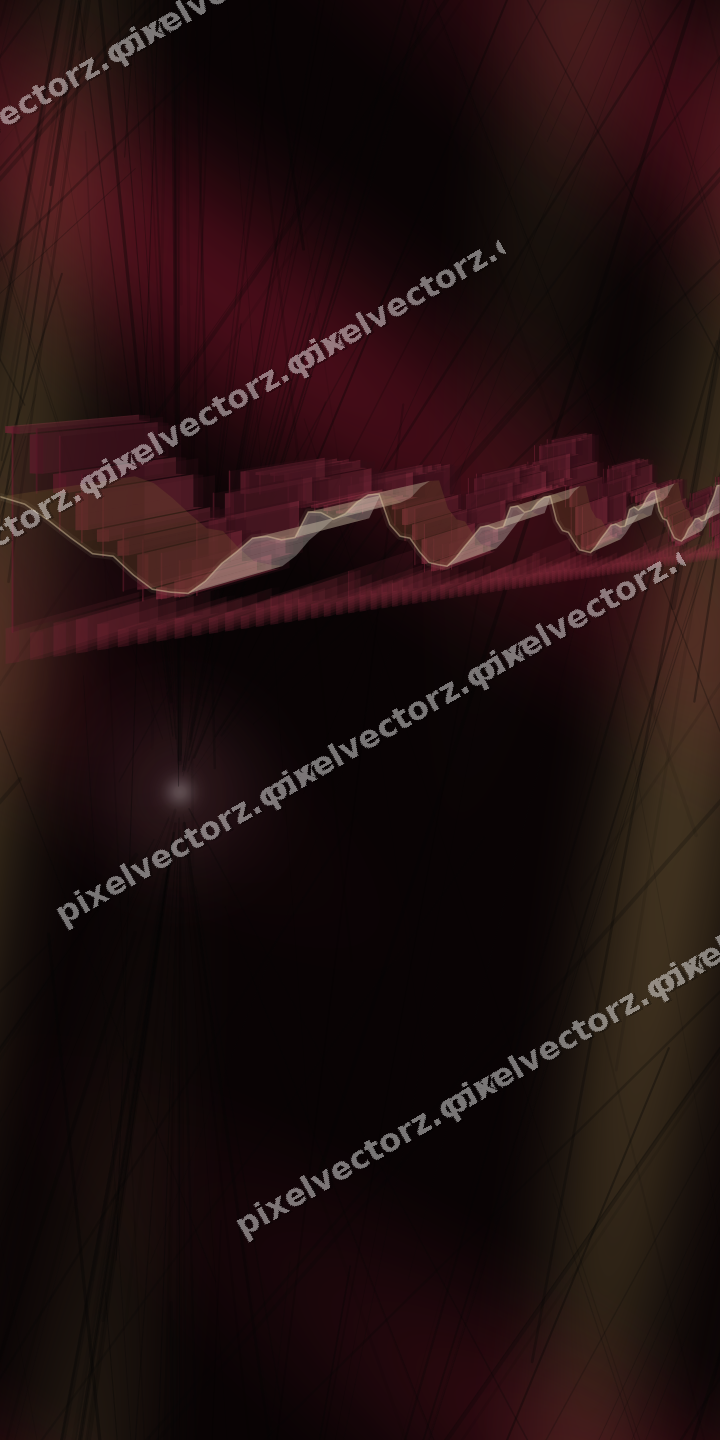Nahtloser Neon Diagramm Hintergrund in Rosa und Rot