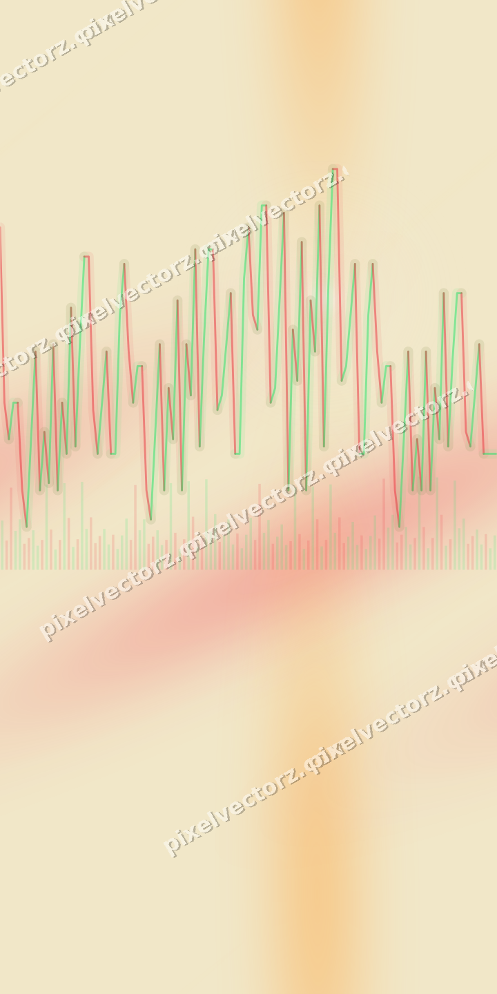 Nahtloser Pastell Diagramm Hintergrund in Orange und Bernstein