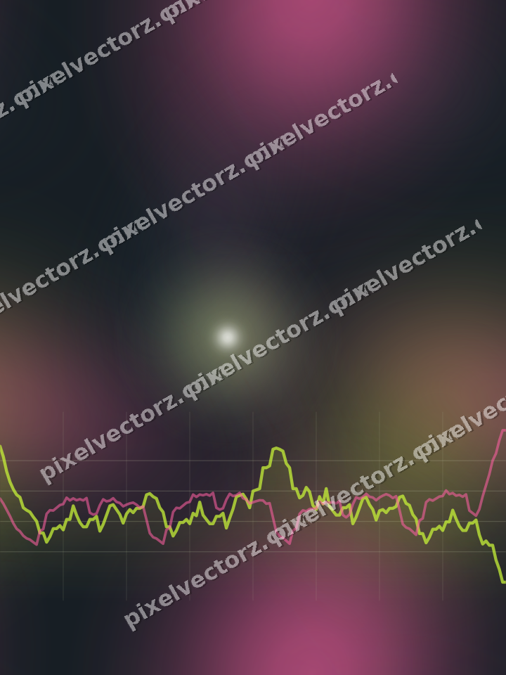 Nahtloser Neon Diagramm Hintergrund in Limette und Bernstein