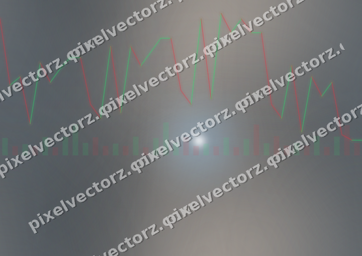 Nahtloser Neon Diagramm Hintergrund in Blau und Orange
