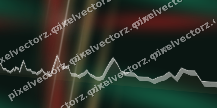 Nahtloser Neon Diagramm Hintergrund in Rot und Grün