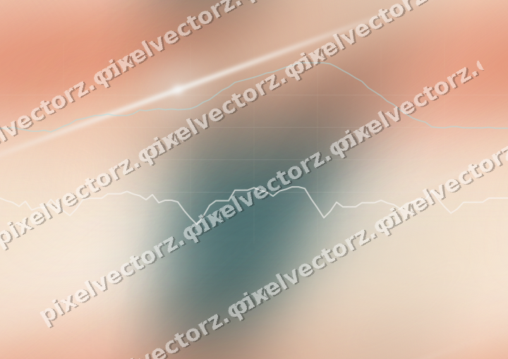 Nahtloser Pastell Diagramm Hintergrund in Dunkelpetrol und Orange