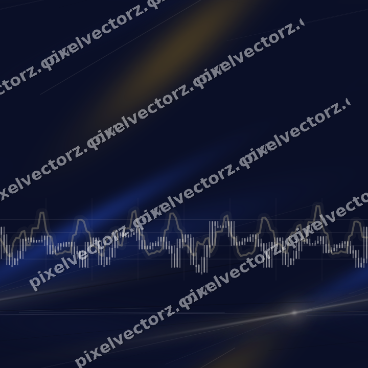 Nahtloser Neon Diagramm Hintergrund in Bernstein und Blau