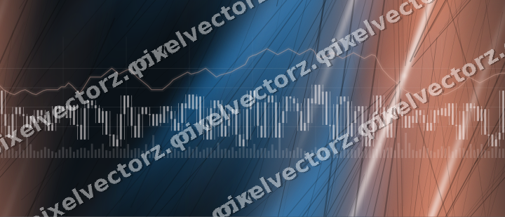 Nahtloser Neon Diagramm Hintergrund in Orange und Türkis