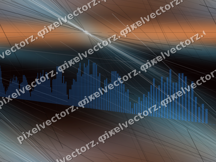 Nahtloser Neon Diagramm Hintergrund in Blau und Rot