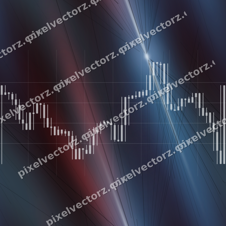 Nahtloser Neon Diagramm Hintergrund in Blau und Rot