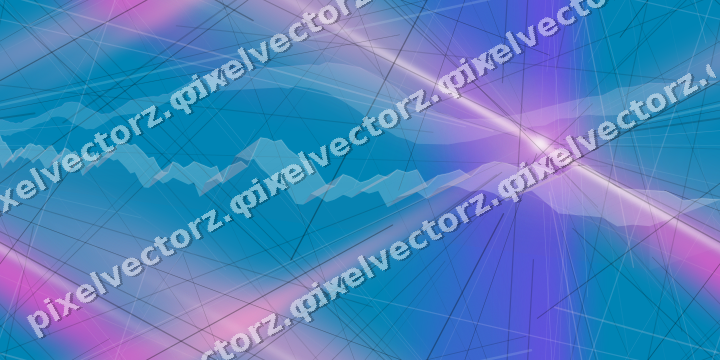 Nahtloser Neon Diagramm Hintergrund in Magenta und Violett