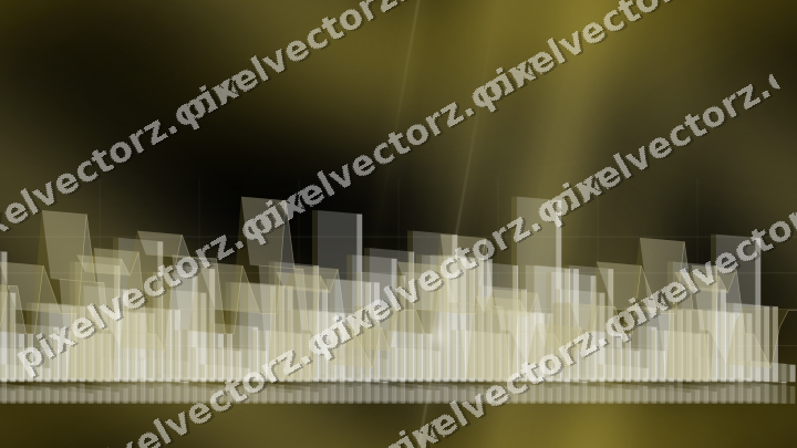 Nahtloser Neon Diagramm Hintergrund in Bernstein und Gelb