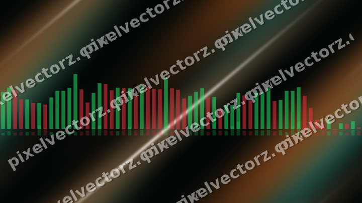 Nahtloser Neon Diagramm Hintergrund in Orange und Petrol
